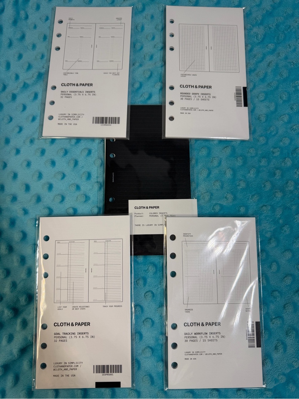 Cloth & Paper Personal Planner Insert Bundle
